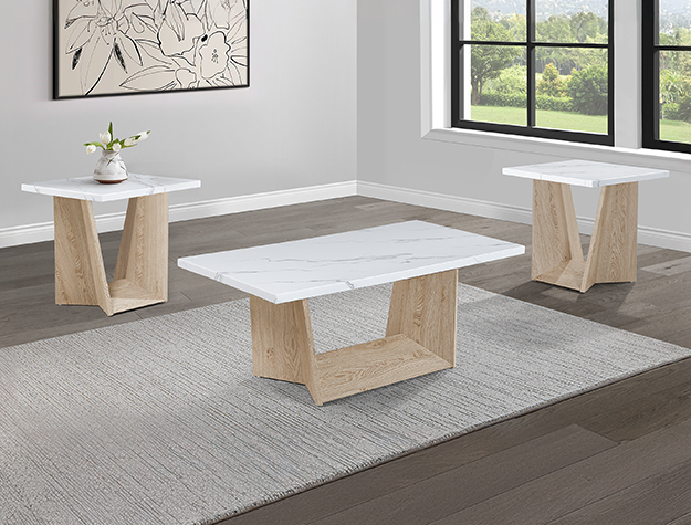 ADEA 3PK CKTL SET WHITE OAK
